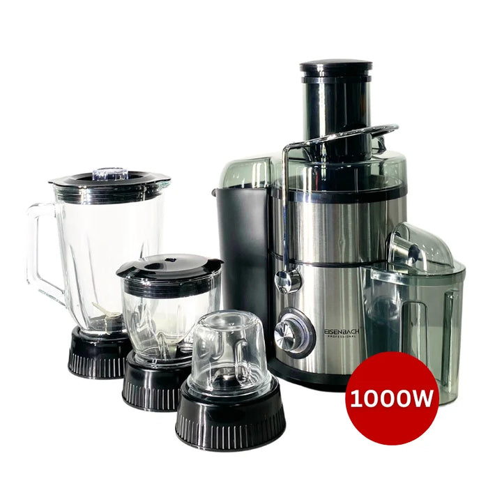 Eisenbach HW-1508 4 en 1: Exprimidor, Licuadora, Procesador y Molino 1000W