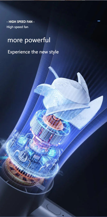 Ventilador de Mão Portátil com Refrigeração por Semicondutor LED e 100 Velocidades | BronAir©