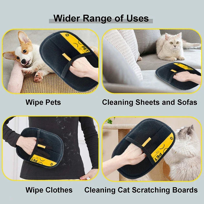 Guante quitapelos para perro, sofá, ropa y rascador de gato