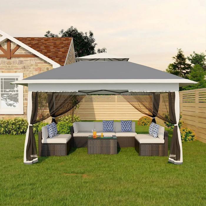 Carpa Portátil 3x3M Impermeable con Mosquitera UV50+