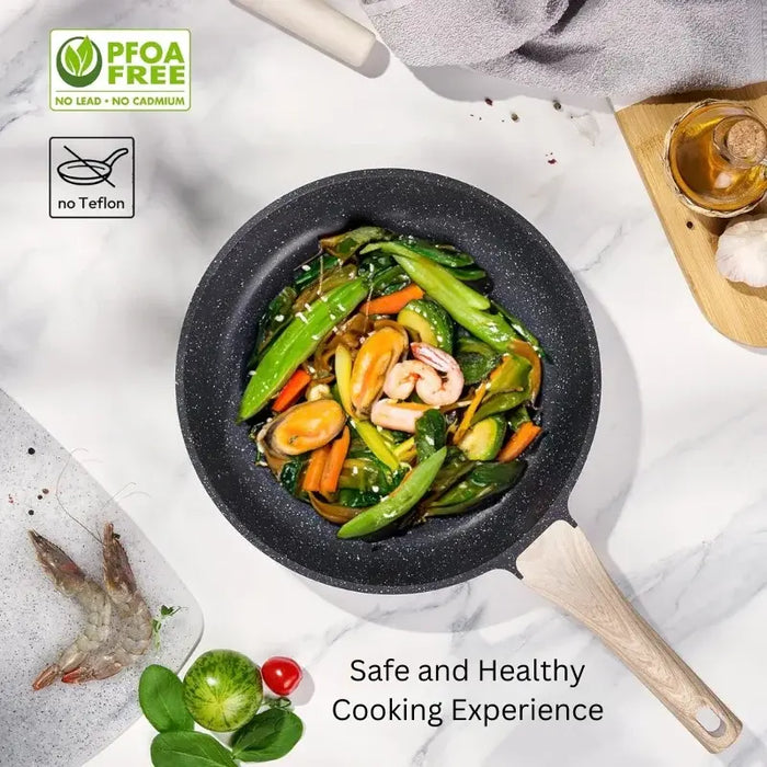 Batería de Cocina Granito 15 Piezas Just Perfecto seguridad y salud