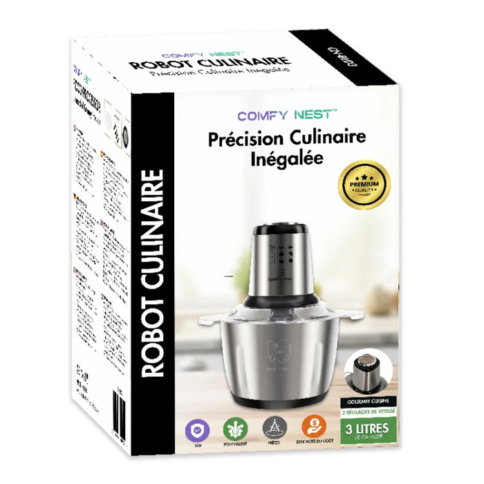 Procesador de alimentos Comfy Nest 3 L 1000W