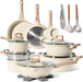 Batería de Cocina Granito 21 Piezas Just Perfecto – Beige Completa con Utensilios